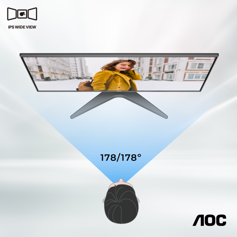 AOC 27" 27B36H IPS FHD Adaptive Sync 100Hz 1ms 3-sided Frameless Monitor