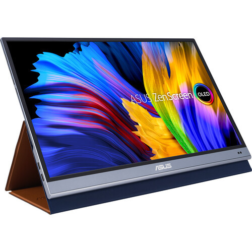Asus 15.6" Zenscreen MQ16AH OLED FHD HDR10 100Hz 1ms 100% DCI-P3 Delta E<2 USB-C Portable Monitor