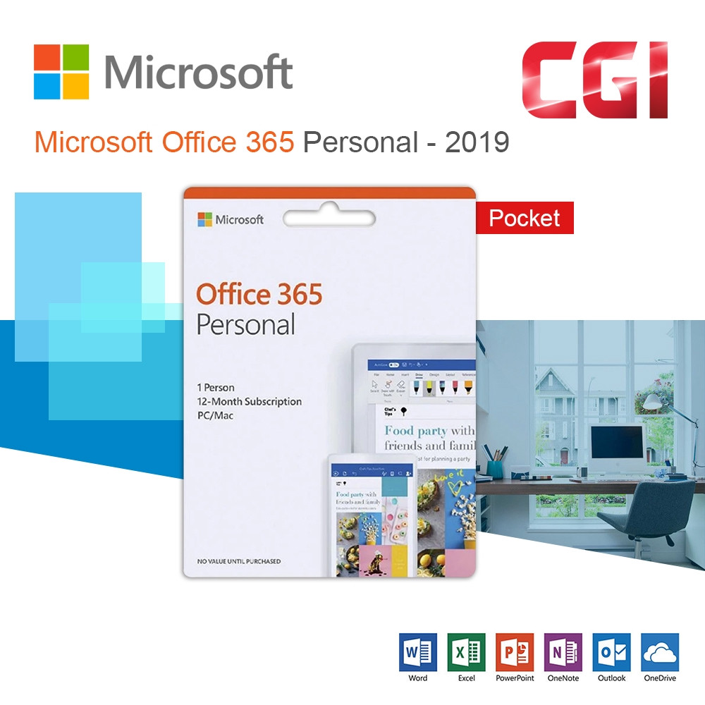 Microsoft Office 365 Personal Pocket ESD - QQ2-00003