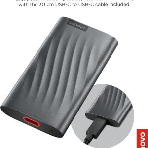 Lenovo PS6 1TB USB-C Lightweight Portable SSD - GXB1M24164
