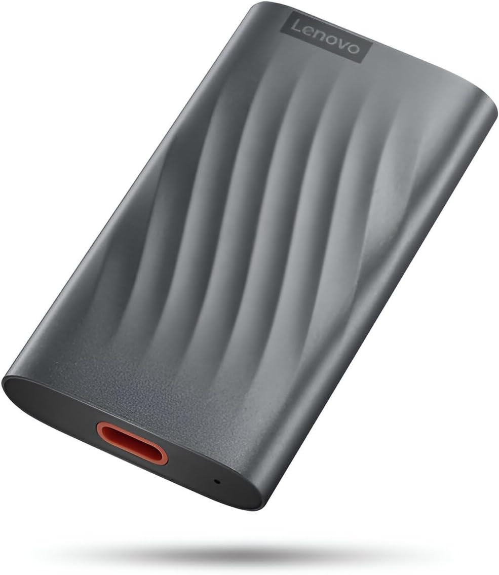 Lenovo PS6 512GB USB-C Lightweight Portable SSD - GXB1M24163