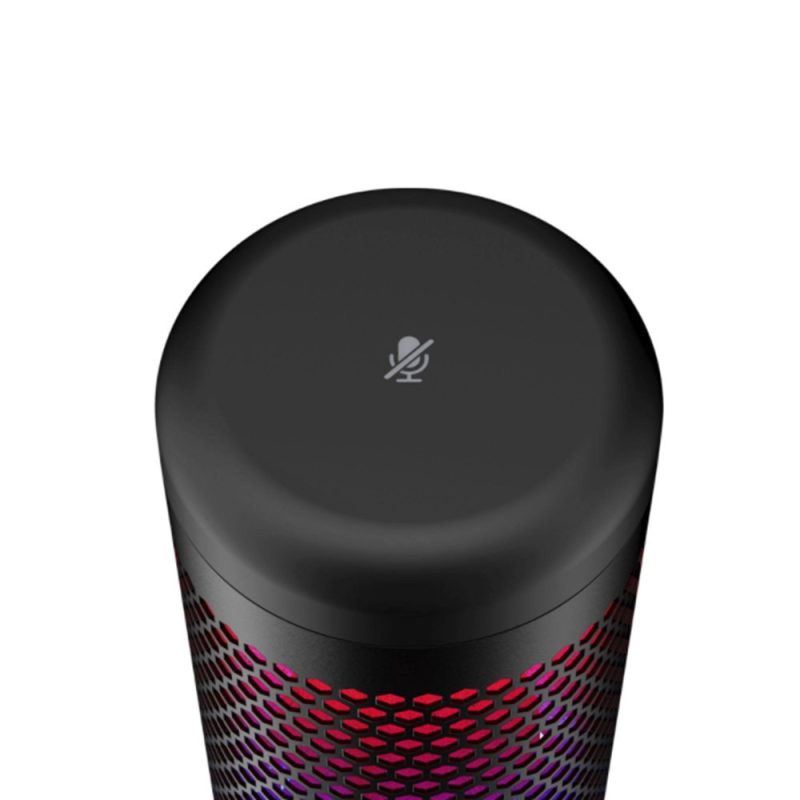 HyperX QuadCast S RGB Lighting USB Condenser Gaming & Streaming Microphone For PC, PS4, Mac (HMIQ1S-XX-RG/G)