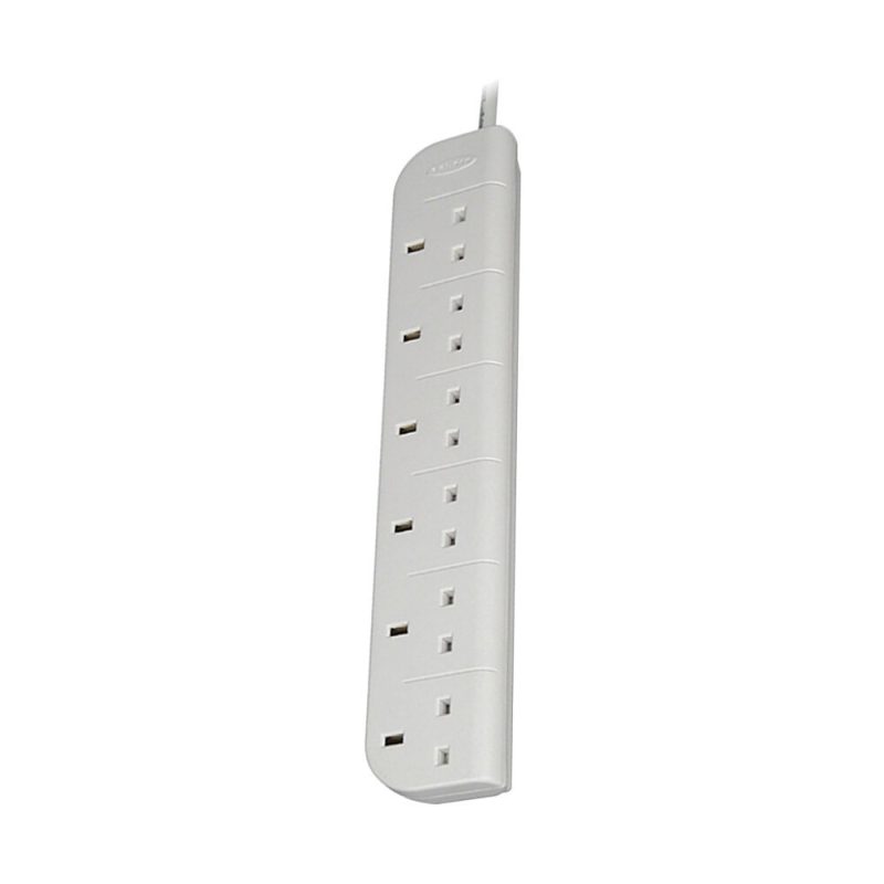 Belkin 476 Joule 6-Socket 3m Surge Protector Economy Series - F9E600SA3M