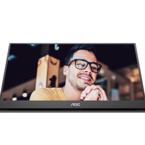 AOC 15.6" 16T10 IPS FHD 5ms Build-In-Speaker Portable Monitor with Foldable Smart Cover