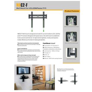 North Bayou C2-F 32 to 55-inch Adjustable Smart TV Wall Bracket