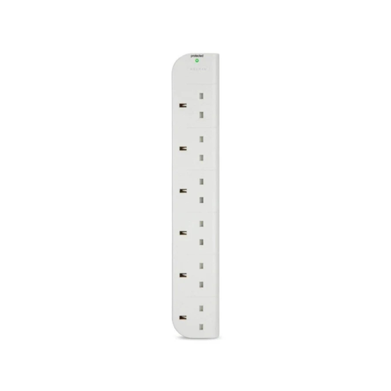 Belkin 476 Joule 6-Socket 3m Surge Protector Economy Series - F9E600SA3M