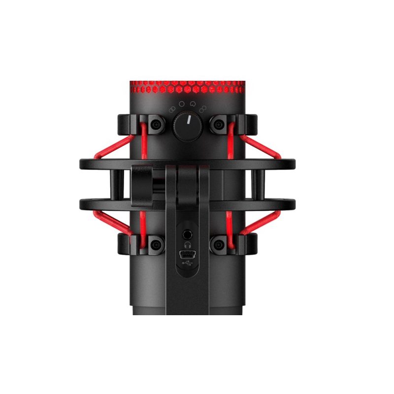 HyperX QuadCast USB Condenser Gaming & Streaming Microphone For PC, PS4, Mac (HX-MICQC-BK)