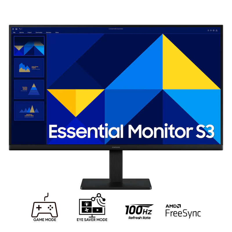 Samsung 27" S3 S30GD LS27D300GAEXXS IPS FHD 100Hz 5ms Gaming Monitor