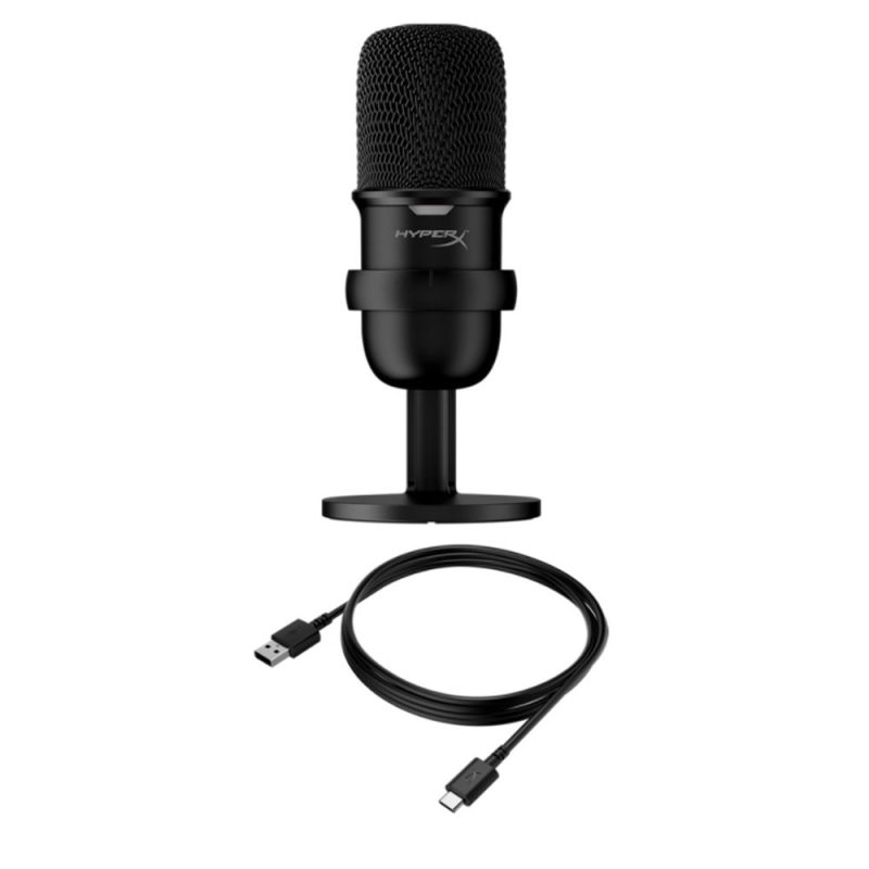 HyperX SoloCast USB Gaming Microphone For PC, PS4, MAC (HMIS1X-XX-BK/G)