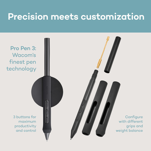 Wacom Intuos Pro Large USB Bluetooth with Wacom Pro Pen 3 - PTK870K0C