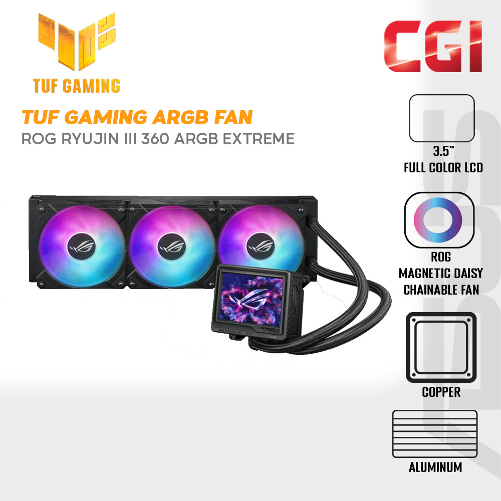 Asus ROG Ryujin III 360 ARGB Extreme Black Edition Liquid CPU Cooler