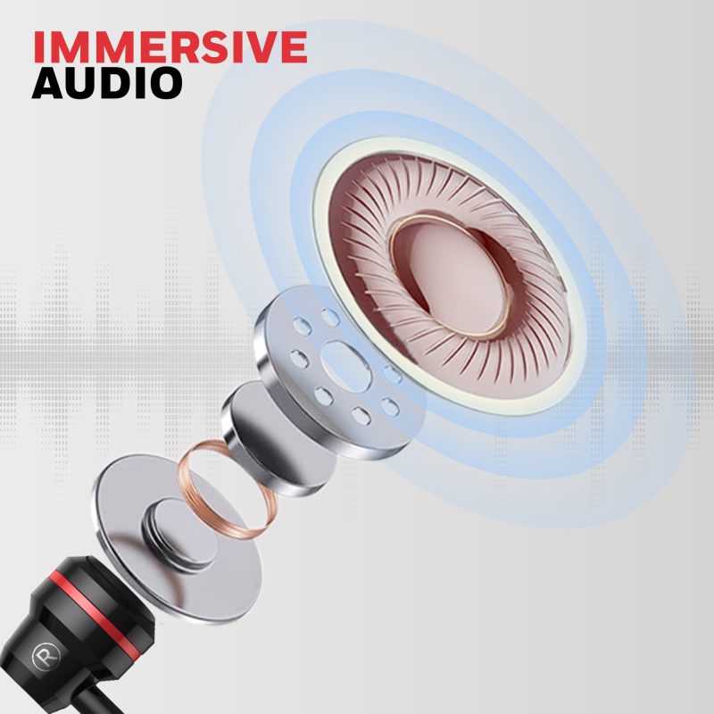 Honeywell Suono P60 Wired Earphone (Black) - HC000402/AUD/WEP/BLK/TYPEC