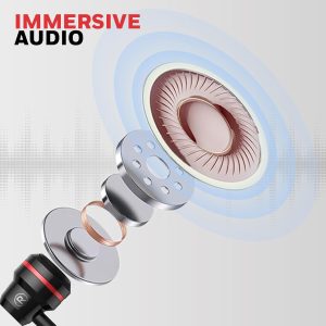 Honeywell Moxie V50 Wired Earphone (Black) - HC000401/AUD/WEP/BLK/3.5