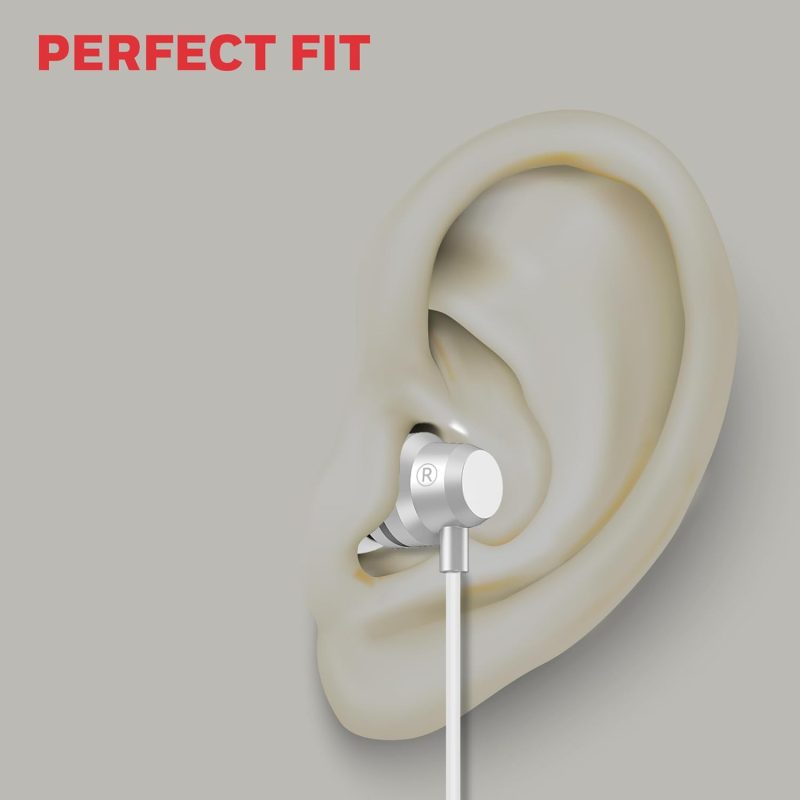 Honeywell Suono P60 Wired Earphones (White) - HC000406/AUD/WEP/WHT/TYPEC