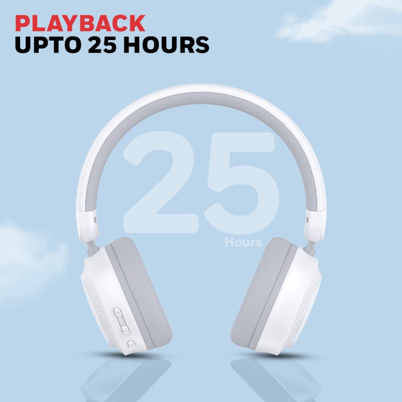 Honeywell Moxie V20 Bluetooth Headphone (White) - HC000012/AUD/HP/V20/WHT