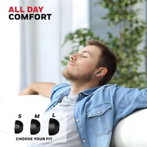 Honeywell Moxie V1400 Truly Wireless Earbuds (Black) - HC000323/AUD/TWS/BLK