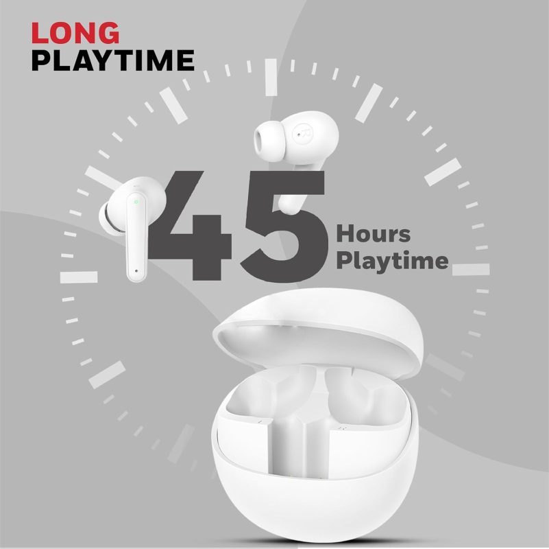 Honeywell Moxie V1400 Truly Wireless Earbuds (White) - HC000324/AUD/TWS/WHT