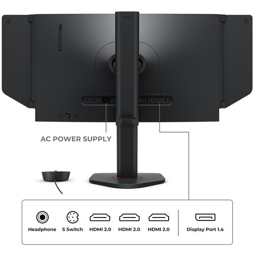 BenQ 24.1" Zowie XL2566X+ New Fast TN FHD DyAC 2 400Hz Ergonomic Esports Gaming Monitor