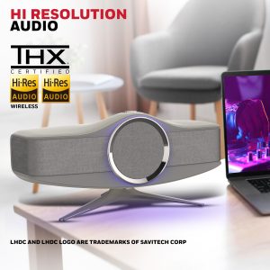 Honeywell Aviator Hi-Fi Speaker (Grey) - HC000501/AUD/AVT/GRY