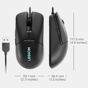 Lenovo Legion M300s 8000 DPi Ultralight Wired Gaming Mouse - GY51H47350