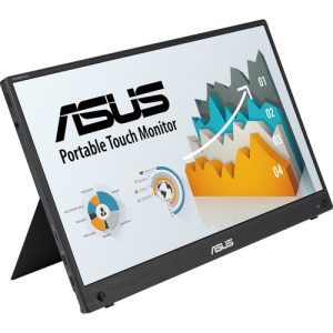Asus 15.6" MB16AMTR Zenscreen Touch IPS FHD 7800Mah Battery Hybrid-Signal USB-C Ergo Kickstand Portable Monitor