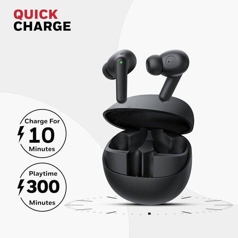 Honeywell Moxie V1400 Truly Wireless Earbuds (Black) - HC000323/AUD/TWS/BLK