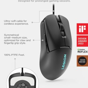 Lenovo Legion M300s 8000 DPi Ultralight Wired Gaming Mouse - GY51H47350