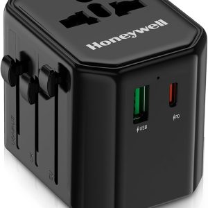 Honeywell Universal World Travel Adapter 12W - HC000062/CHG/TRV/BLK/12W