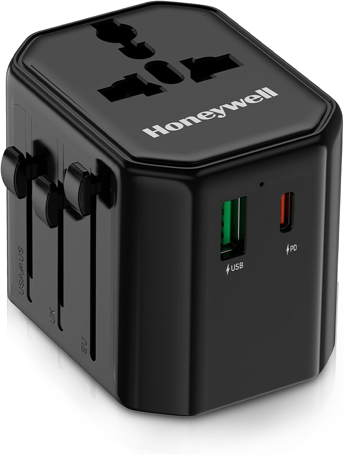 Honeywell Universal World Travel Adapter 12W - HC000062/CHG/TRV/BLK/12W