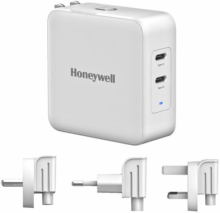 Honeywell Zest Charger GAN 65W Ultra-Fast Charger (White) - HC000048/CHG/GAN/WHT/65W/UK