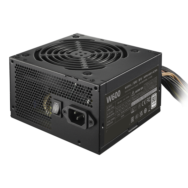 Cooler Master Elite Nex White W600 230V 80 Plus ATX Power Supply - CM-MPW-6001-ACBW-BUK