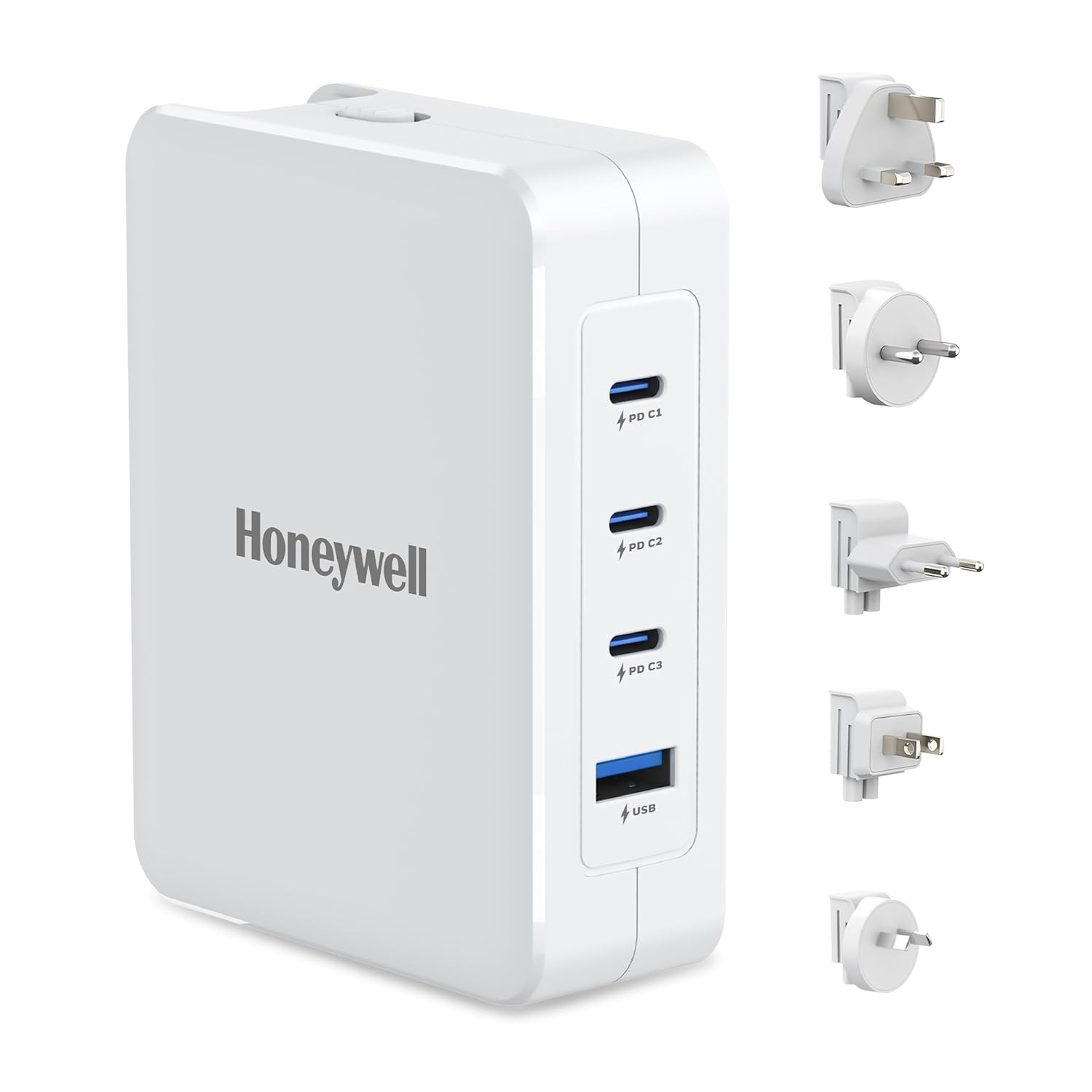 Honeywell Zest Charger GAN 100W Ultra-Fast Wall Charger (White) -  HC000049/CHG/GAN/WHT/100W