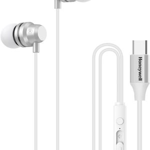 Honeywell Suono P60 Wired Earphones (White) - HC000406/AUD/WEP/WHT/TYPEC