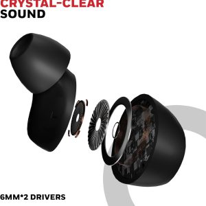 Honeywell Suono P2200 Truly Wireless Earbud (Black) - HC000326/AUD/TWS/BLK
