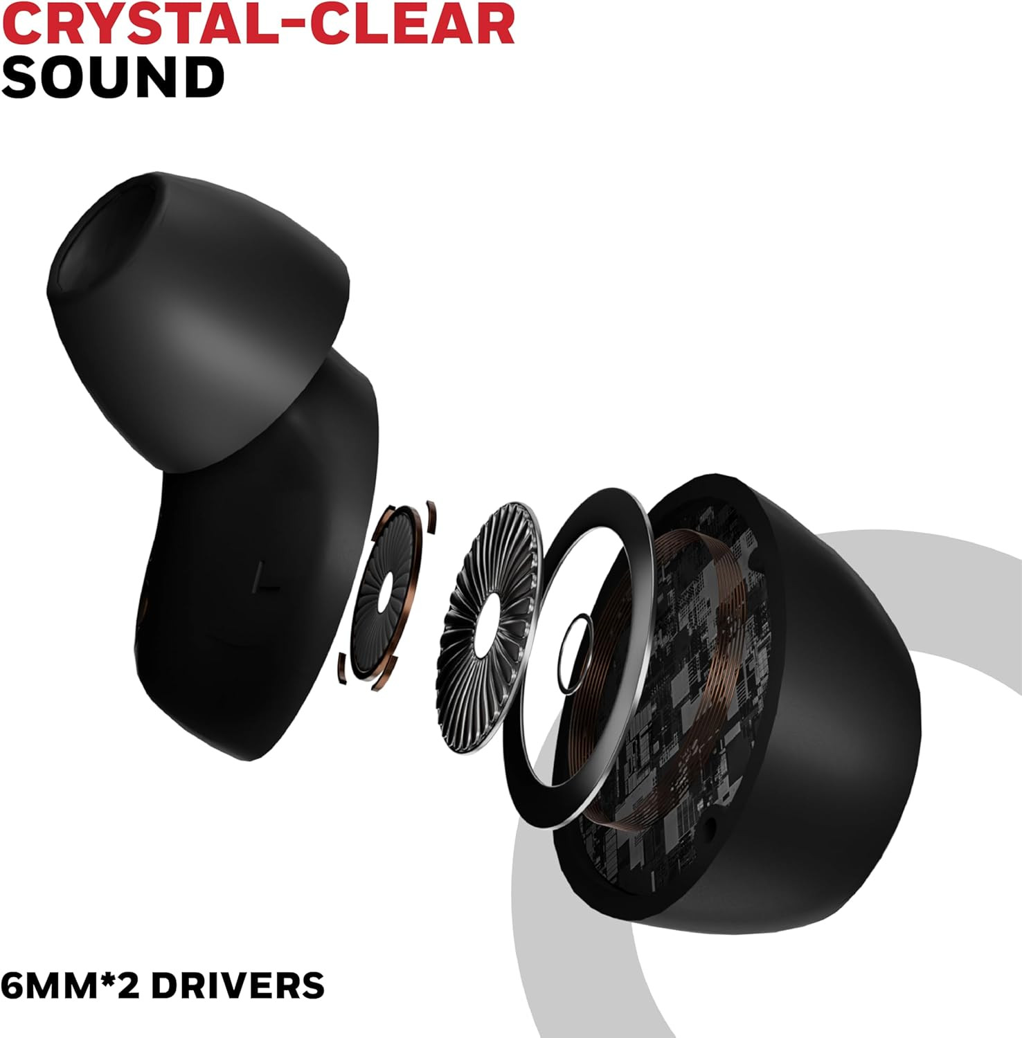 Honeywell Suono P2200 Truly Wireless Earbud (Black) - HC000326/AUD/TWS/BLK