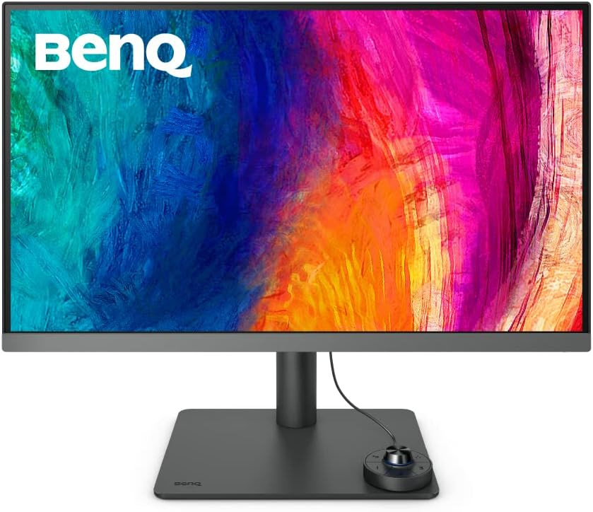 BenQ 27" PD2706U 4K UHD DisplayHDR 400 100% sRGB 100% Rec.709 60Hz 5ms KVM USB-C AQ Color Desginer Monitor