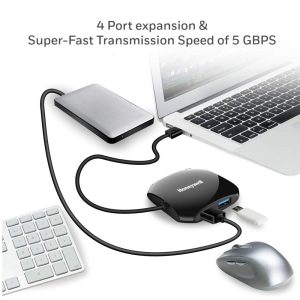 Honeywell Momentum 4 Port USB 3.0 Hub - HC000010/LAP/NPH/4U/3.0