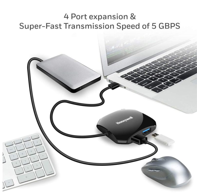 Honeywell Momentum 4 Port USB 3.0 Hub - HC000010/LAP/NPH/4U/3.0