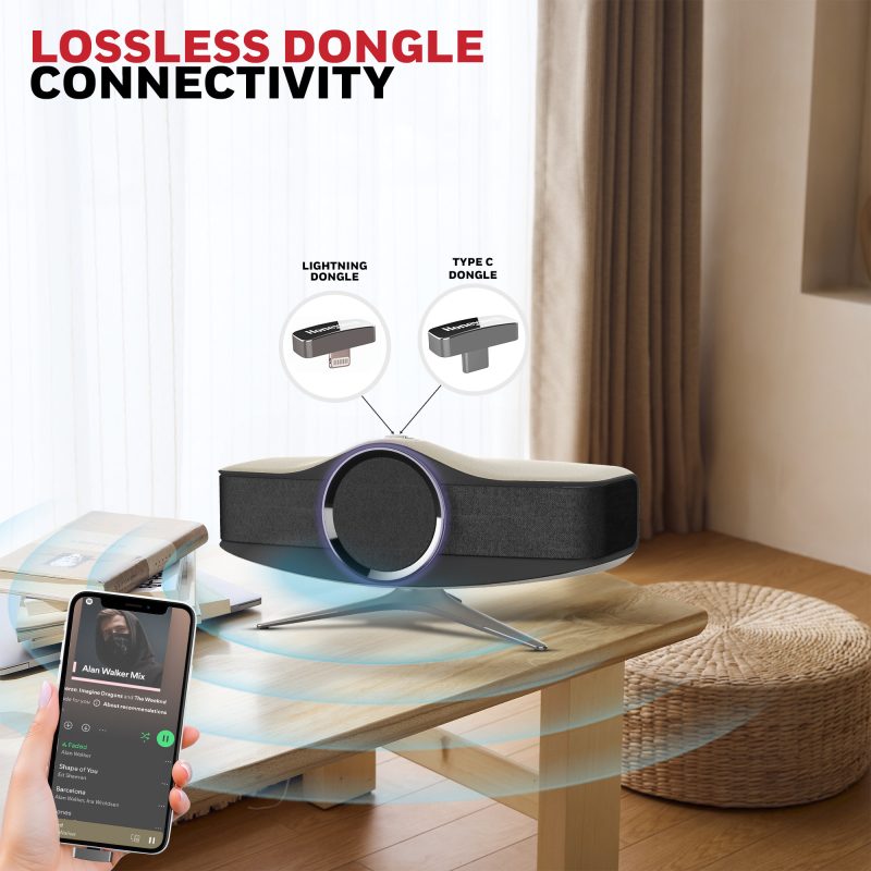 Honeywell Aviator Hi-Fi Speaker (Dark Grey) - HC000502/AUD/AVT/DGRY