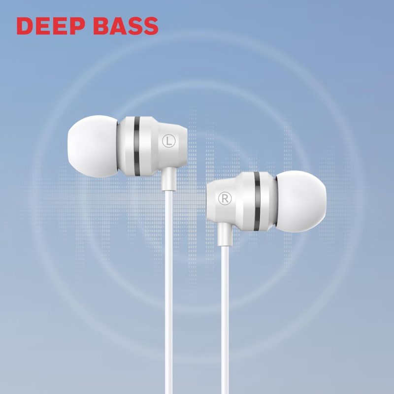 Honeywell Suono P60 Wired Earphones (White) - HC000406/AUD/WEP/WHT/TYPEC