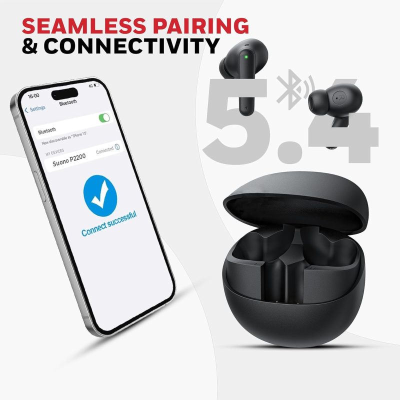 Honeywell Moxie V1400 Truly Wireless Earbuds (Black) - HC000323/AUD/TWS/BLK