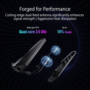 Asus GT-BE98 ROG Rapture Quad-band WiFi 7 320MHz 6GHz 4096-QAM Dual 10G Quad 2.5G Aura RGB AiProtection Pro Aimesh Gaming Router
