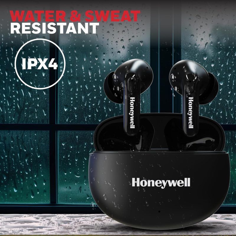 Honeywell Suono P2100 Truly Wireless Earbuds (Black) - HC000321/AUD/TWS/BLK