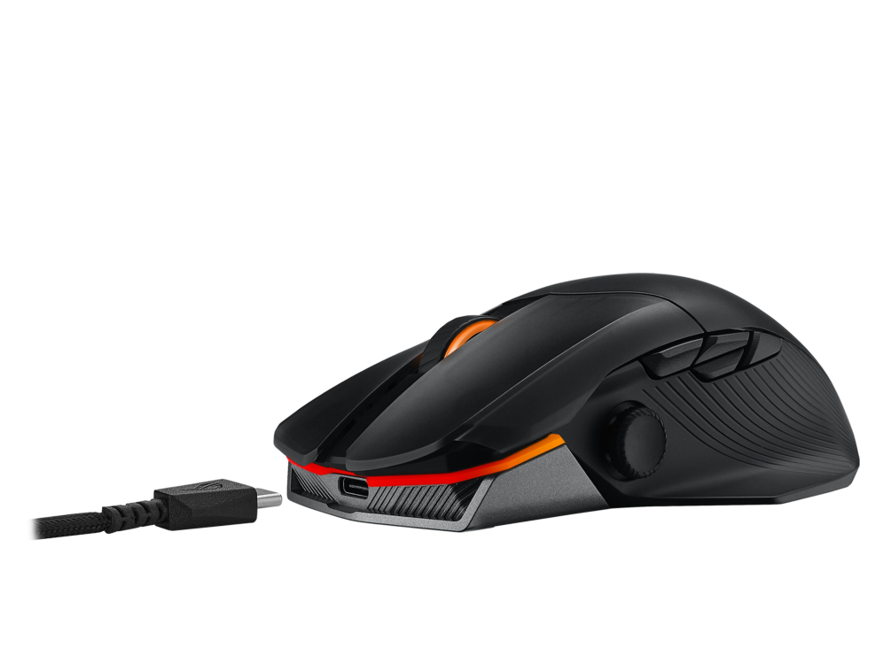 Asus ROG P708 Chakram X Origin Aimpoint 36,000 DPi Tri-Mode Wireless RGB Gaming Mouse