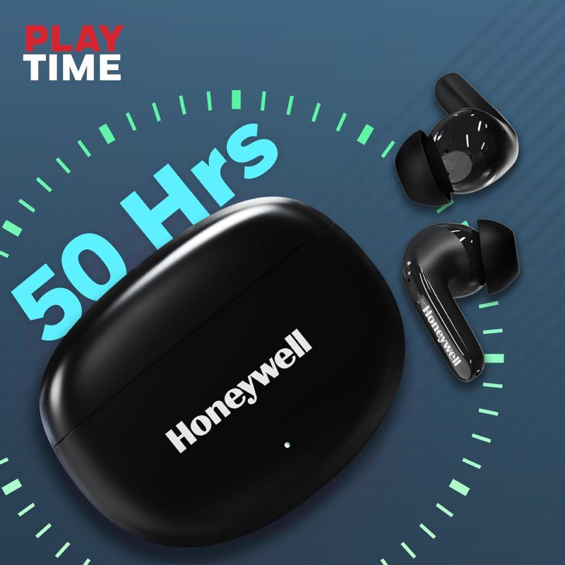 Honeywell Suono P2100 Truly Wireless Earbuds (Black) - HC000321/AUD/TWS/BLK