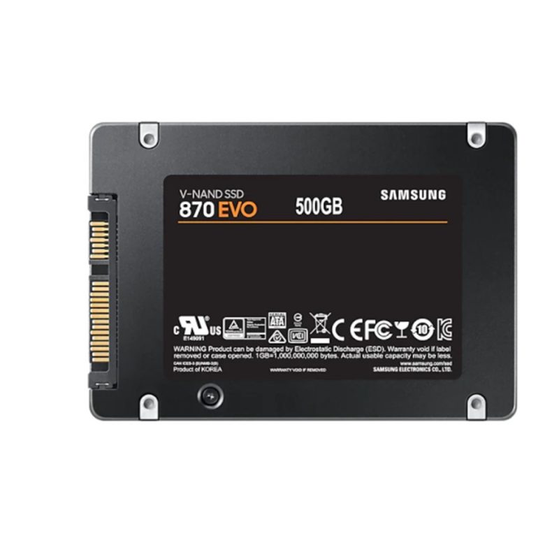 Samsung 870 EVO SATA III 2.5 500GB SSD (MZ-77E500BW)