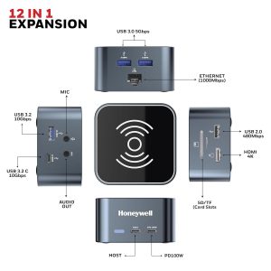 Honeywell Type C Docking Station - 12 in 1 - HC000028/LAP/CDK