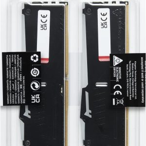 Kingston 54GB (2X32GB) DDR5 6000MT/s CL36 288 Pin DIMM FURY Beast Black RGB EXPO (Kit of 2) - KF560C36BBEAK2/64
