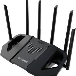 Asus Gaming TUF-BE6500 Dual Band WiFi 7 6500 Mbps AiMesh Ai Protection Pro Extendable Gaming Router