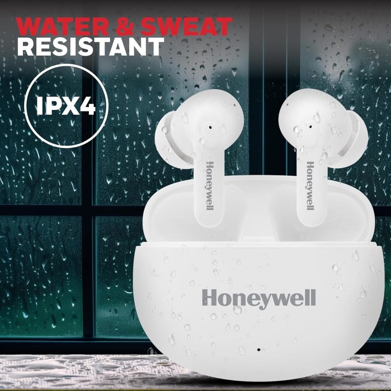 Honeywell Suono P2100 Truly Wireless Earbuds (White) - HC000322/AUD/TWS/WHT